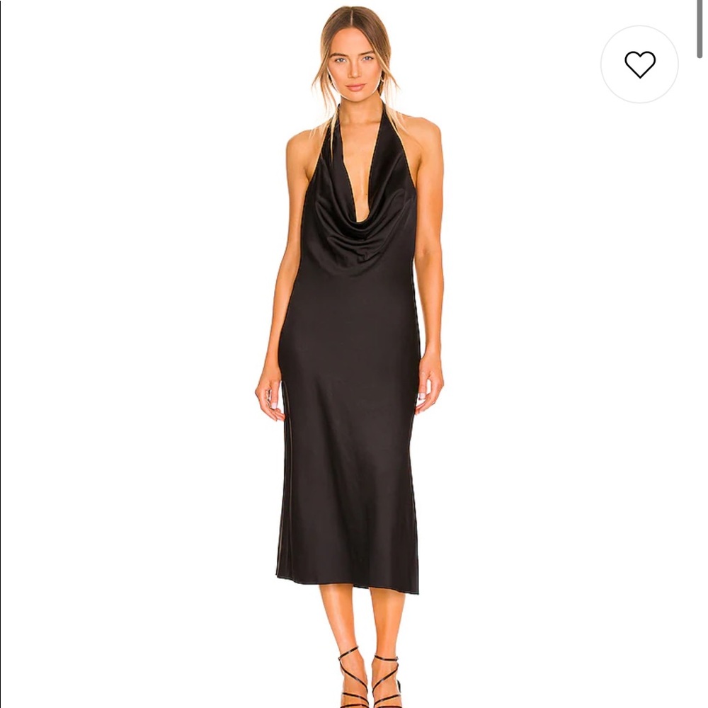 NBD Andrea Midi Dress in Black